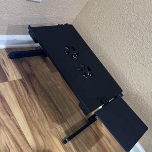 Adjustable Black Laptop Stand